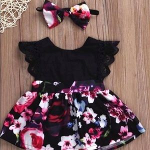 Cute suit with headband